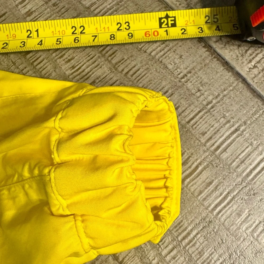 Ralph Lauren Yellow Women’s Windbreaker Jacket Small Utility Lightweight Casual - Picture 16 of 16